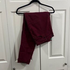 United Colors Of Benetton Burgundy Skinny Jeans